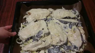Стейк зубатки, запеченный в духовке - очень вкусный рецепт приготовления