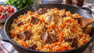 Кладу на рис 2 кусочка – и плов получается рассыпчатым: не липкая каша, а ресторанное блюдо – вкуснее, чем в Узбекистане