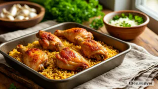 Этот рис ты будешь вспоминать еще неделю - вкуснее мяса: такое сочетание, ради которого стоит запачкать противень