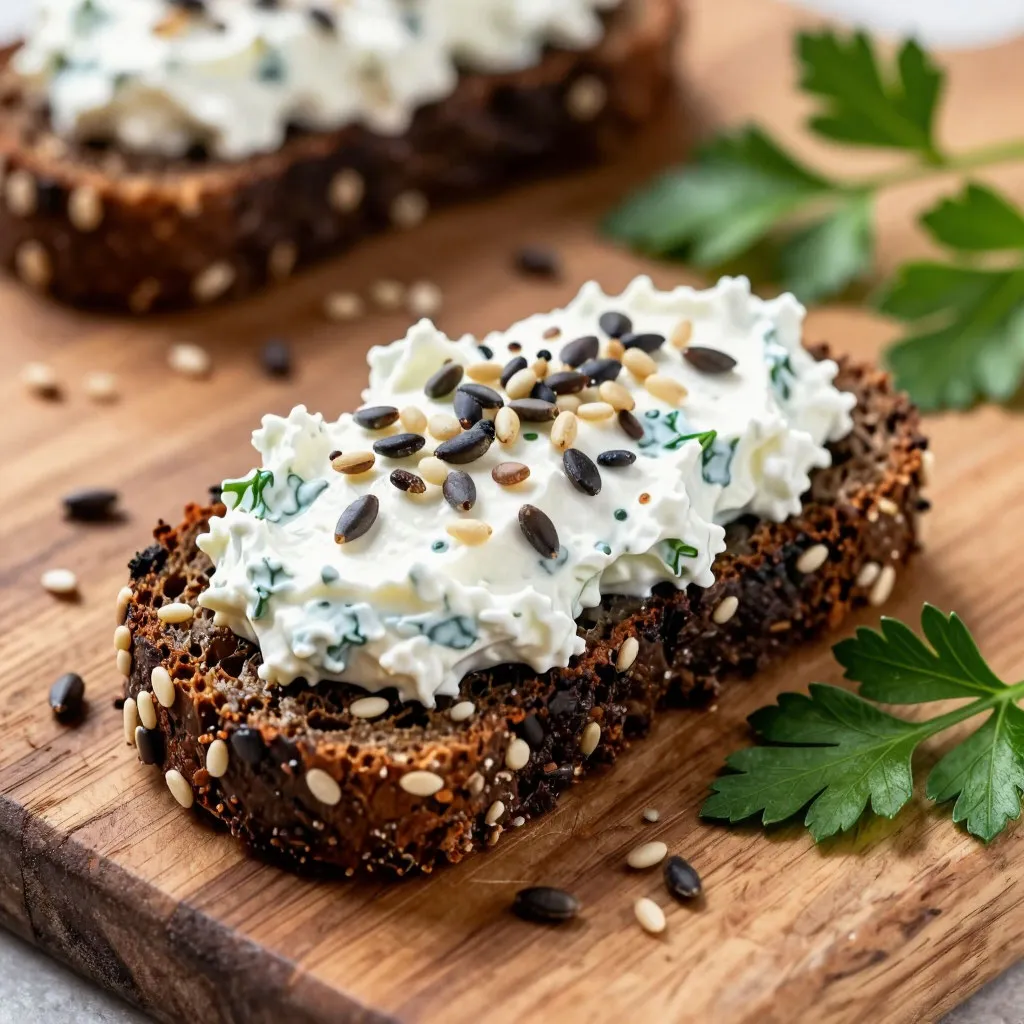 Смешиваю творог и зелень в блендере и готовлю вкуснейший крем-сыр: закуска на все случаи жизни